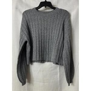 NWT BP. Womens Designer Long Sleeve Pullover‎ Gray Sweater Size Medium